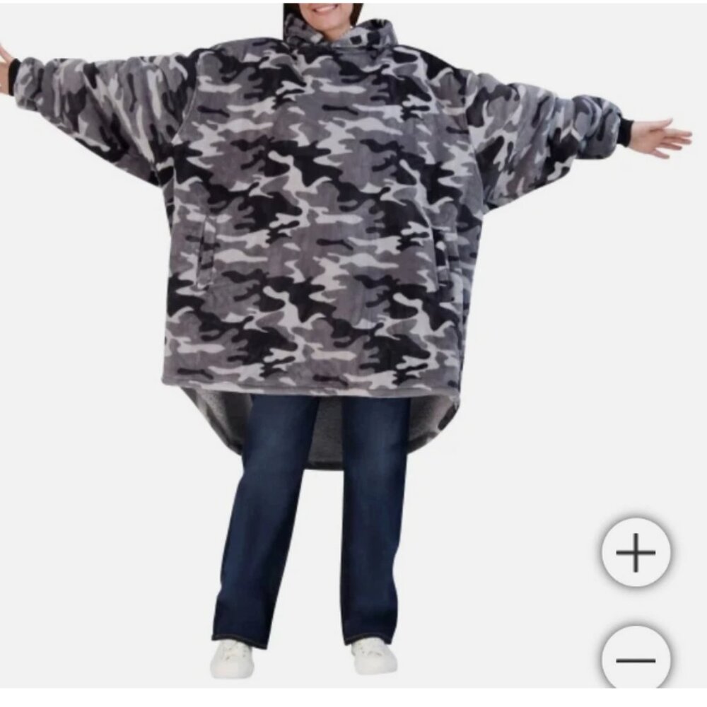 The Wayy Big Hoodie Unisex Camo - Picture 2 of 3
